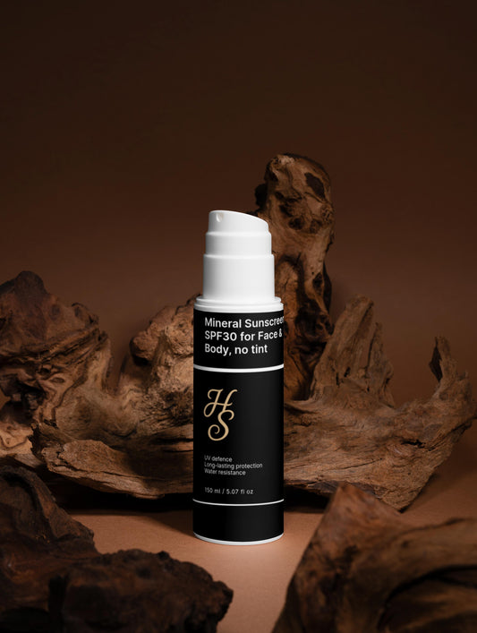 Mineral Sunscreen SPF30 for Face & Body, no tint