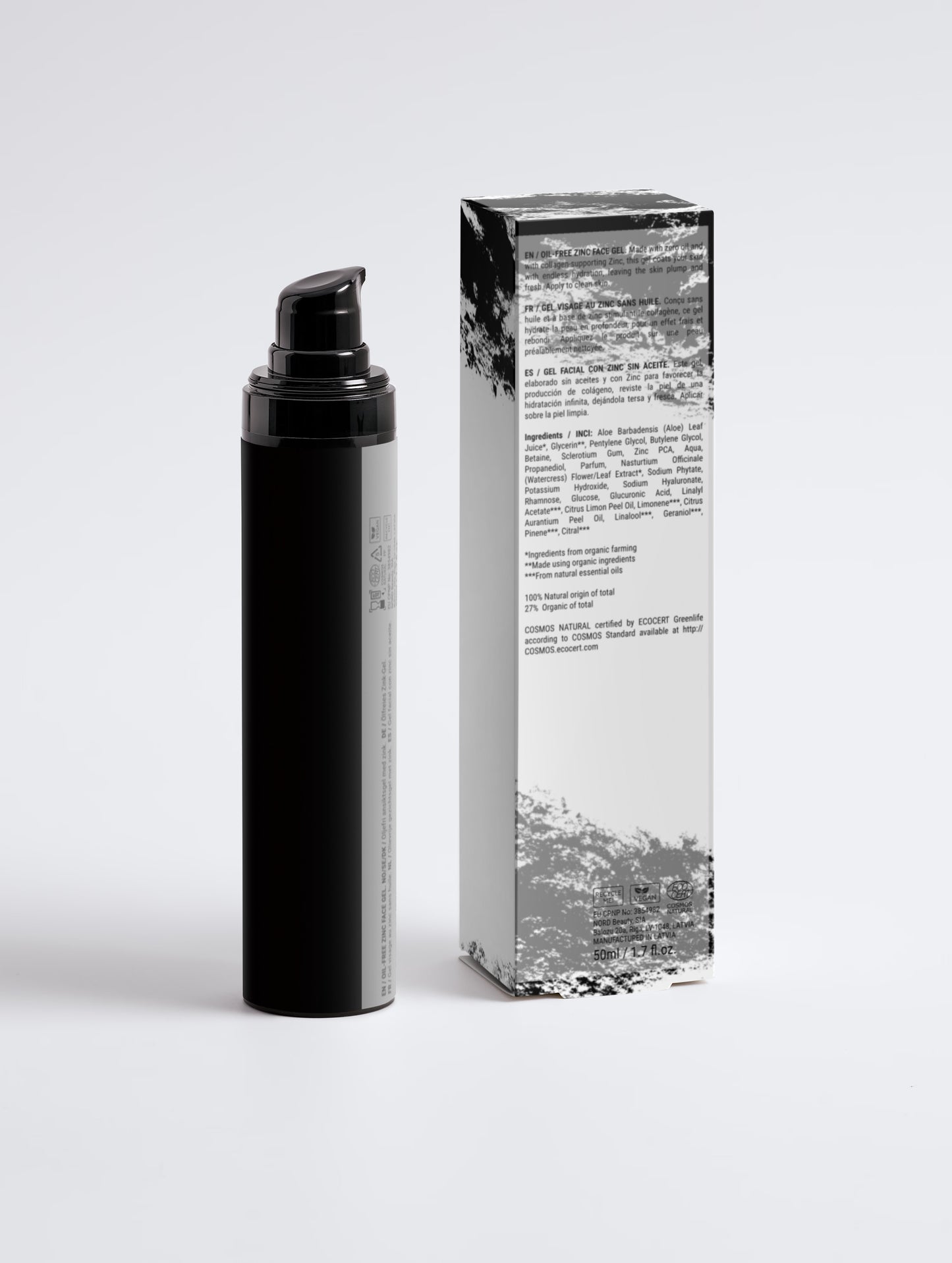 Oil-Free Zinc Face Gel for Men